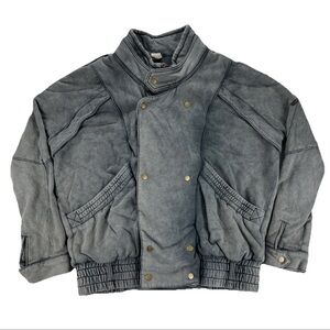 We the Free People Jacket Women XS/S Breakfast Club Moto Bomber Military Grunge